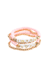 Creative Education (Great Pretenders) Jewelry Pink Love Bracelet