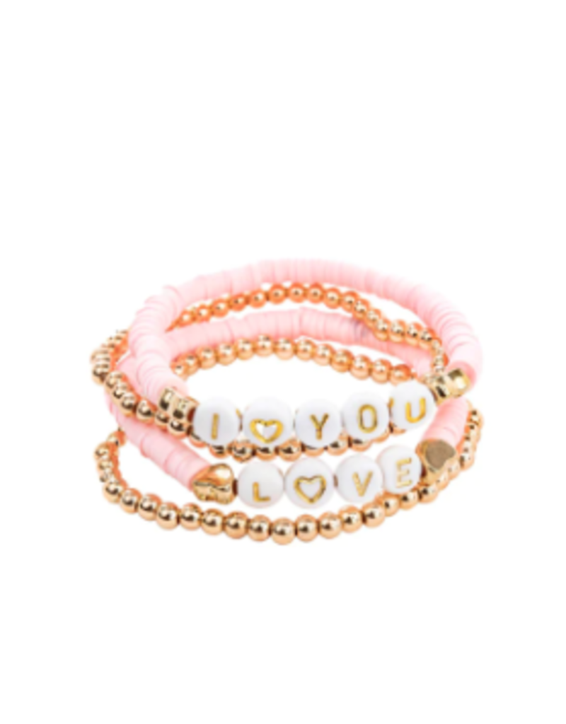Creative Education (Great Pretenders) Jewelry Pink Love Bracelet
