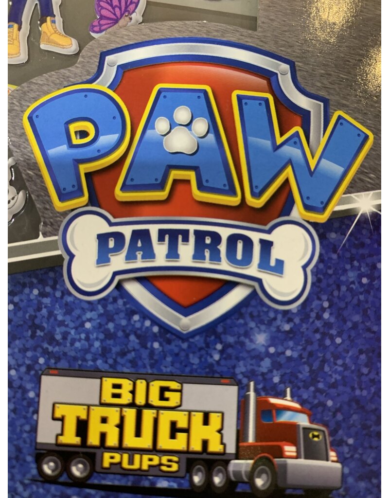 Melissa & Doug Paw Patrol Big Truck Pups Restickable Puffy Stickers