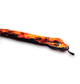 Wild Republic Plush Snake Printed Flames (54")