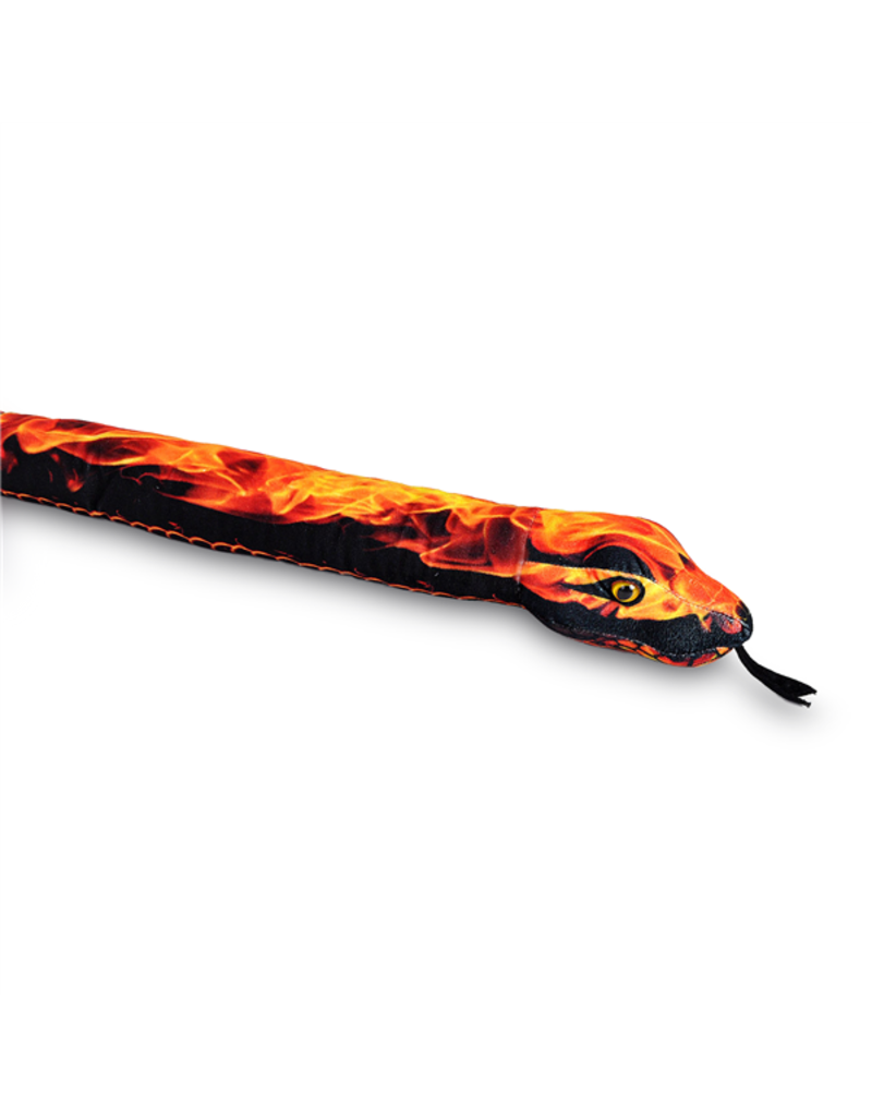 Wild Republic Plush Snake Printed Flames (54")