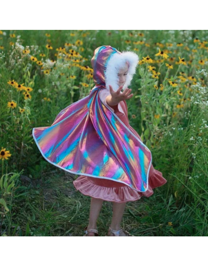 Creative Education (Great Pretenders) Costume Rainbow Princess Cape (Size 4-6)