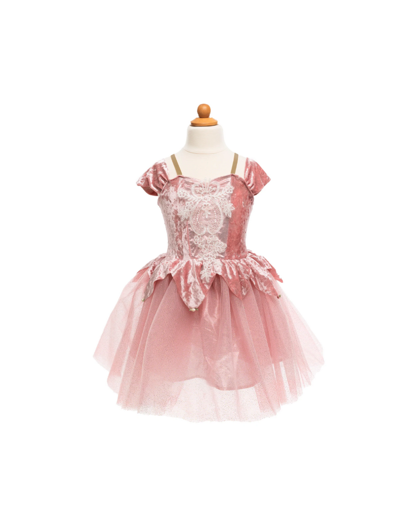 Creative Education (Great Pretenders) Costume Dusty Rose Holiday Ballerina Dress (Size 5-6)
