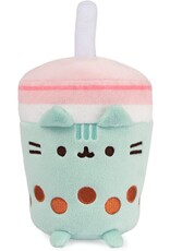 Gund Plush Boba Tea Sip Cat Cup (Pink and Green; 8")