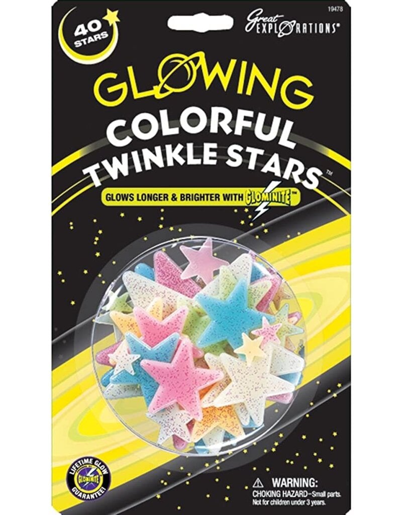 University Games Science Kit Glowing Colorful Twinkle Stars
