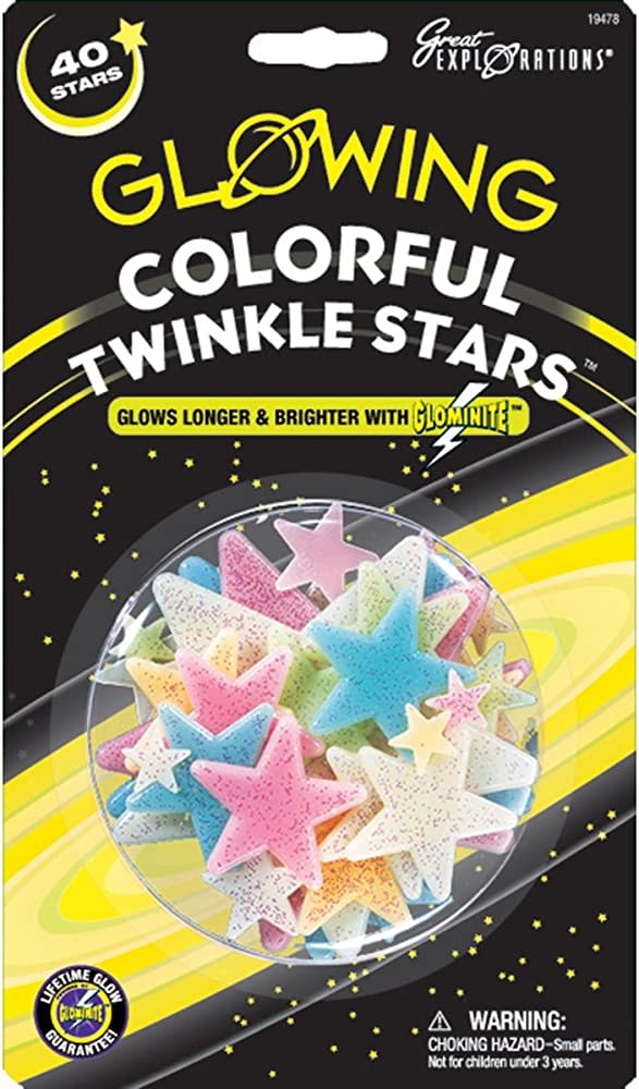 Science Kit Glowing Colorful Twinkle Stars