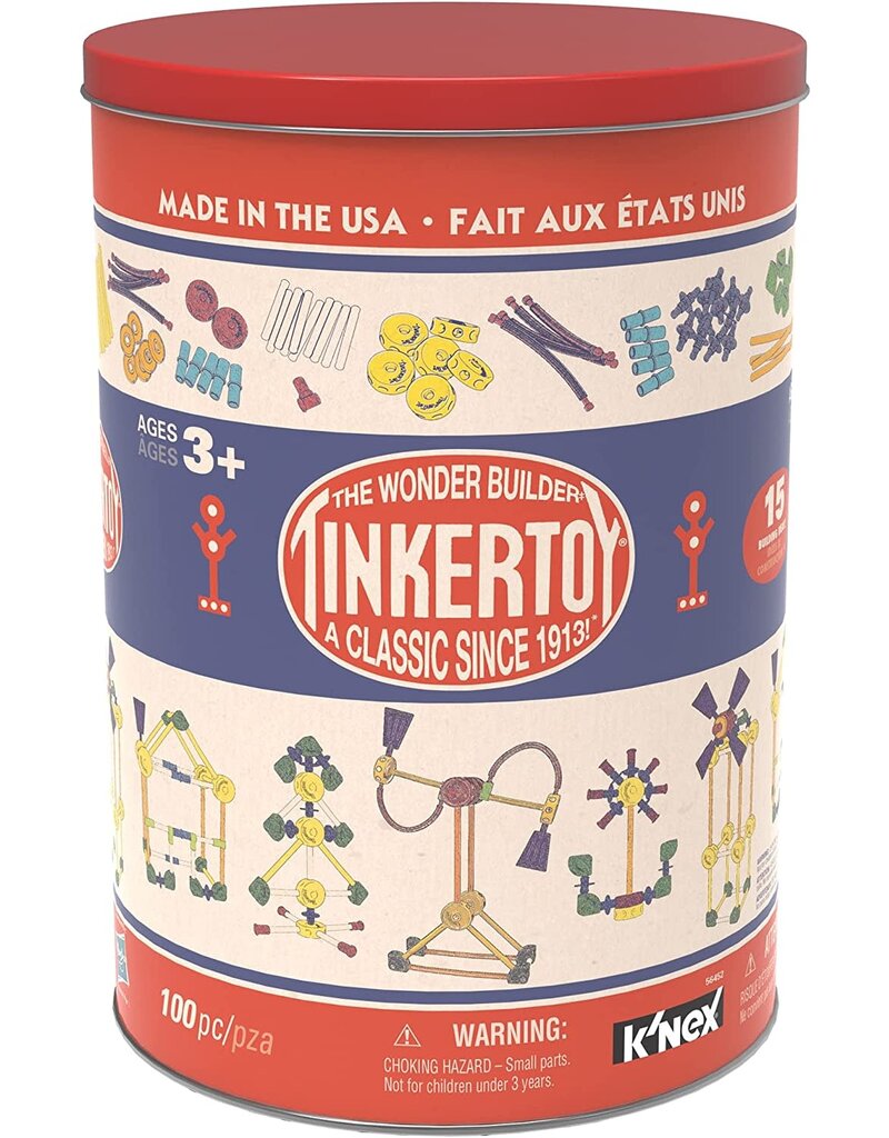 KNEX Classic Building Tin Tinkertoy (100 Pieces)