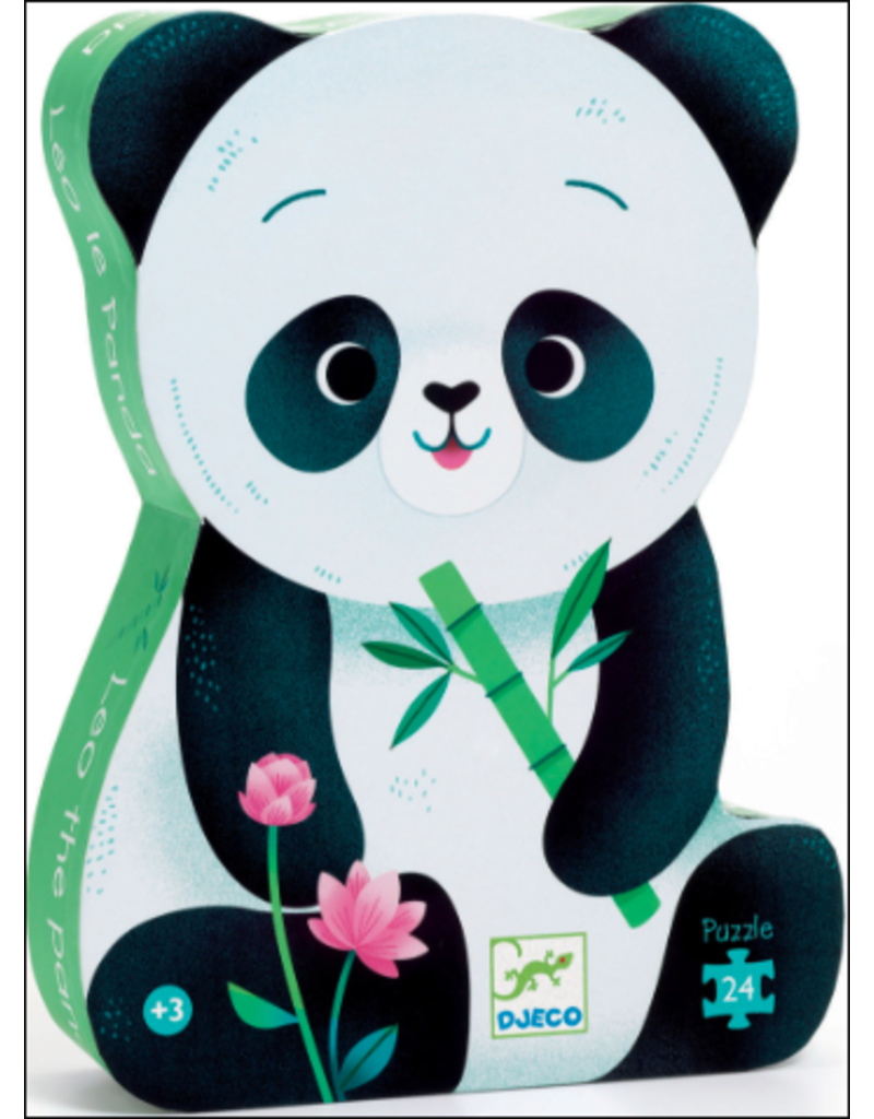 DJECO Puzzle Silhouette Leo The Panda - 24 pcs