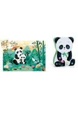 DJECO Puzzle Silhouette Leo The Panda - 24 pcs