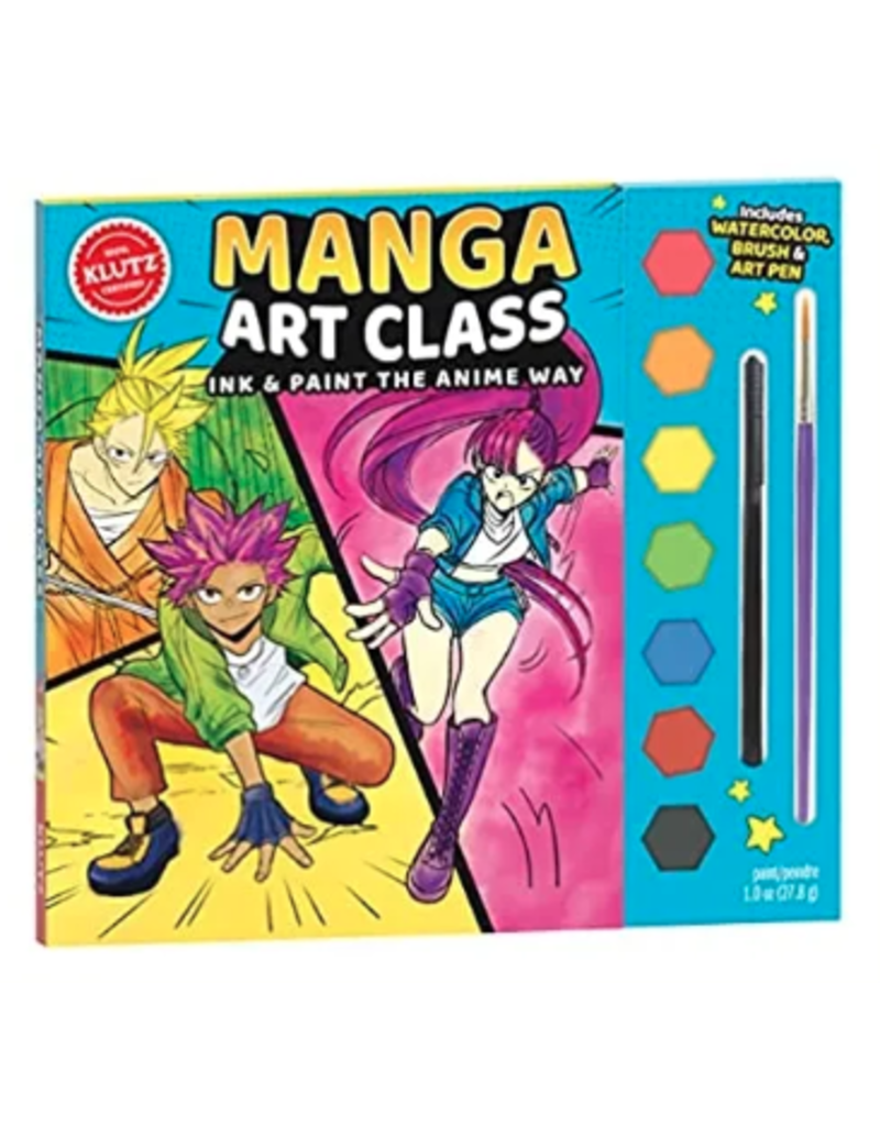 Klutz Klutz Book Manga Art Class Ink and Paint the Anime Way