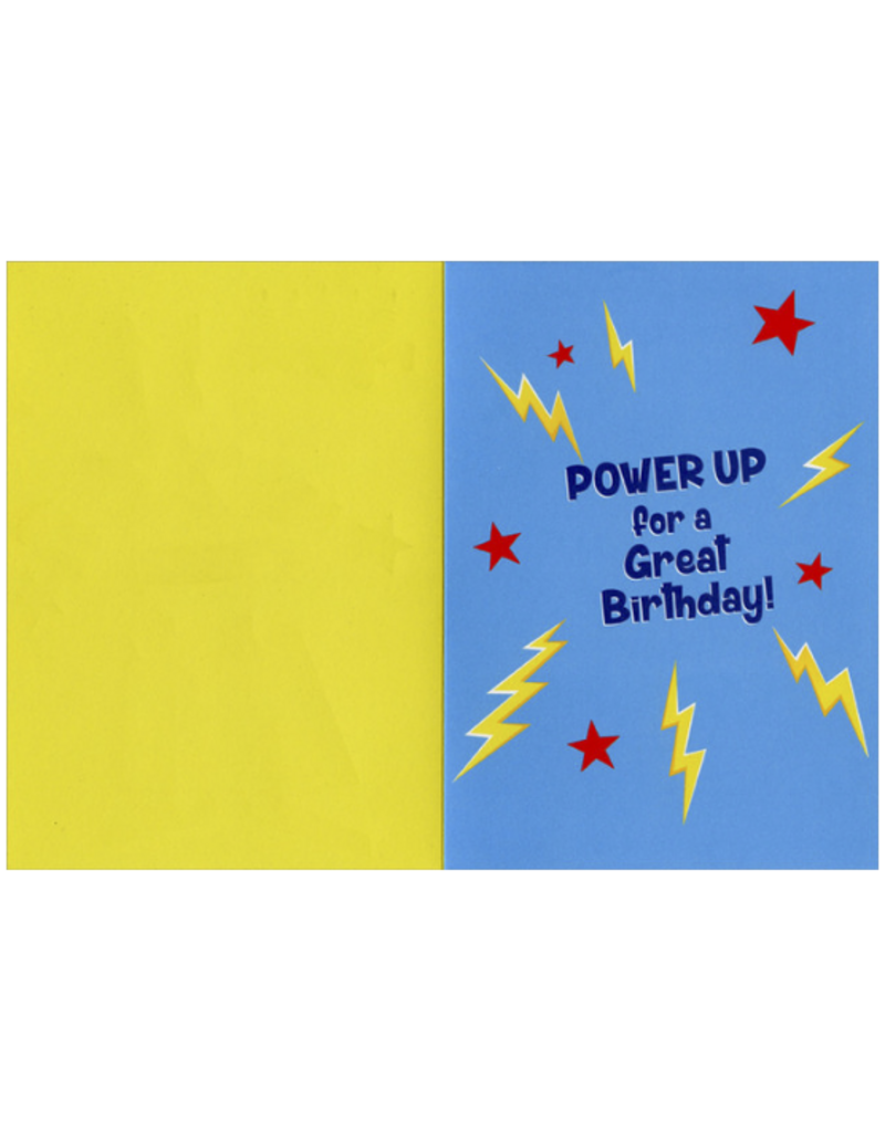 Playhouse Card - Happy Birthday - Foil Robot & Birthday Cake