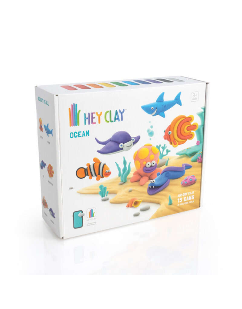 Fat Brain Toys Craft Kit Hey Clay - Ocean
