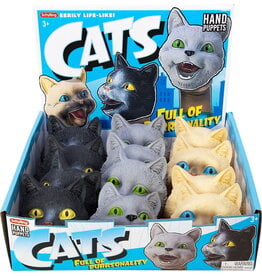 Schylling Novelty Cat Hand Puppet (Colors Vary; Sold Individually)