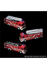 The toy network Die-cast Pull Back Light and Sound Fire Engine (7"; Assorted; Sold Individually)