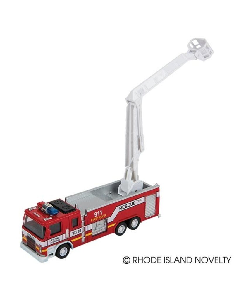 The toy network Die-cast Pull Back Light and Sound Fire Engine (7"; Assorted; Sold Individually)