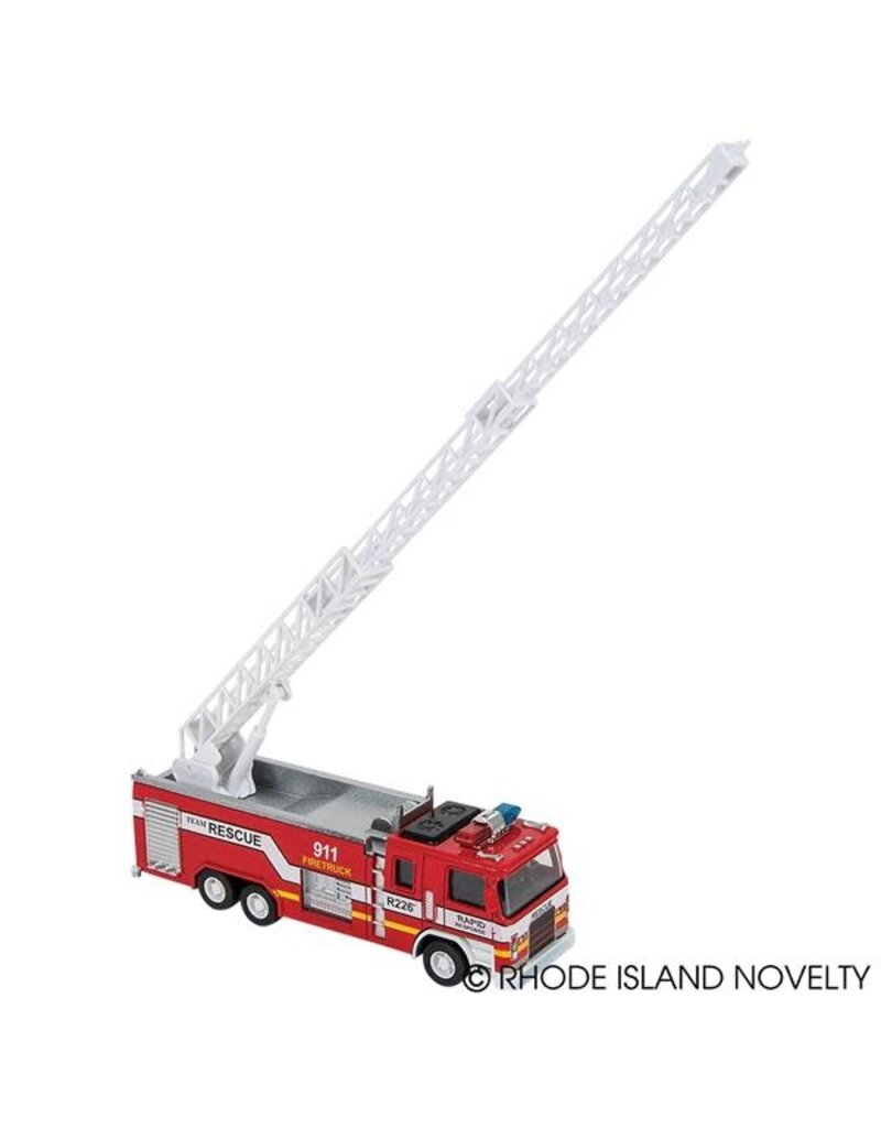 The toy network Die-cast Pull Back Light and Sound Fire Engine (7"; Assorted; Sold Individually)