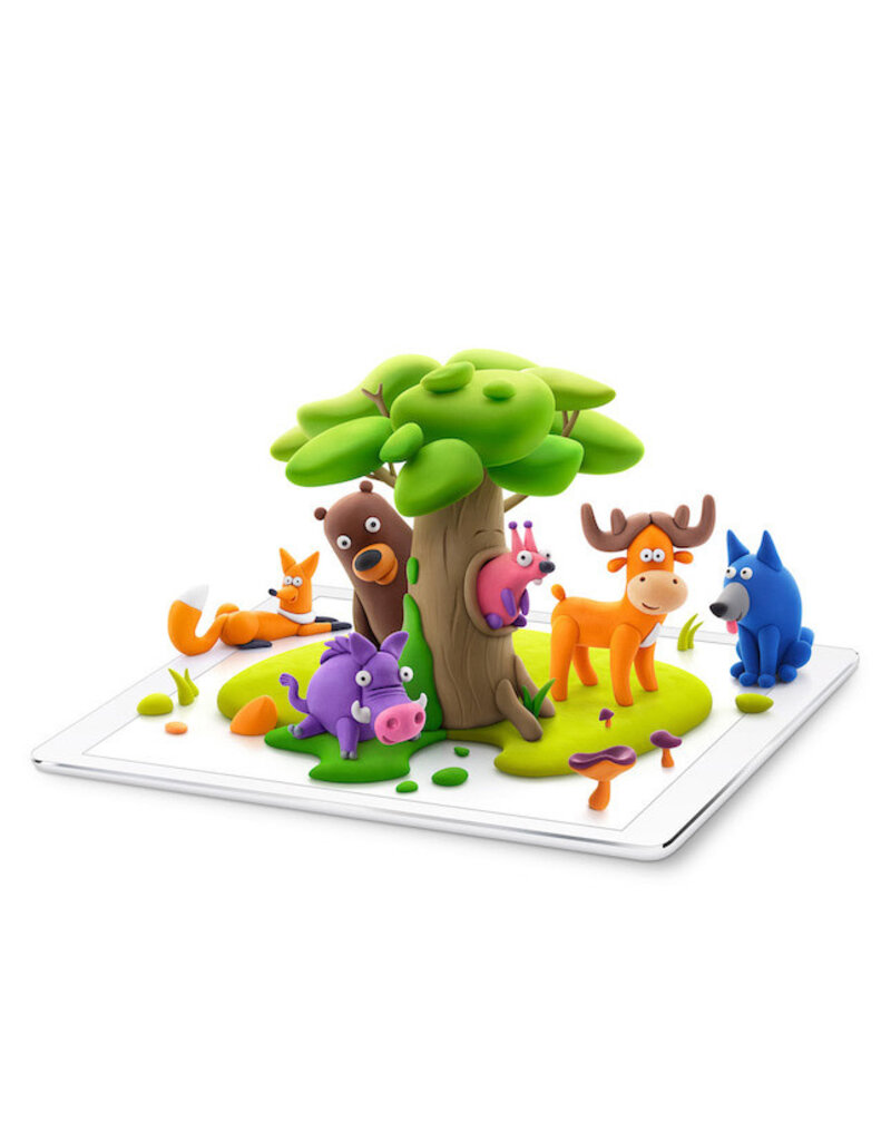 Fat Brain Toys Craft Kit Hey Clay - Forest Animals