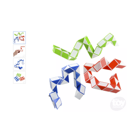 The toy network Fidget Twist Puzzle Snake (Colors Vary; Sold Individually)