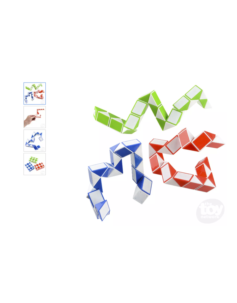 The toy network Fidget Twist Puzzle Snake (Colors Vary; Sold Individually)