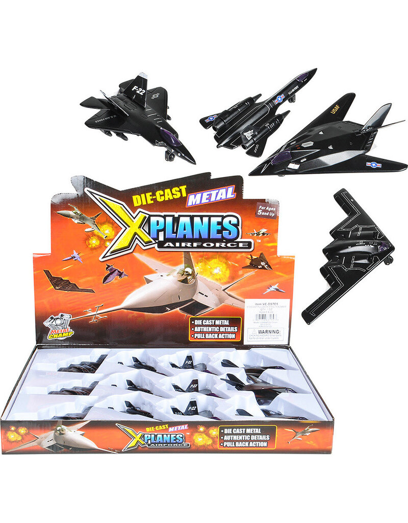 The toy network Die-cast Pullback Stealth Bomber (5"; Assorted; Sold Individually)