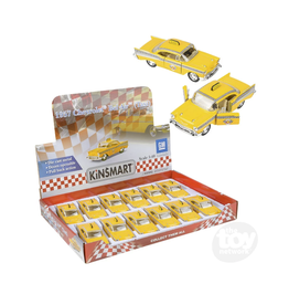 The toy network Die-cast Pullback Chevrolet Bel Air Taxi (5"; Assorted; Sold Individually)
