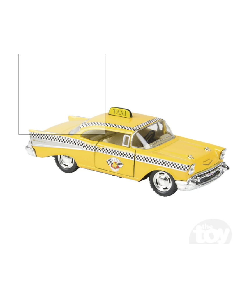 The toy network Die-cast Pullback Chevrolet Bel Air Taxi (5"; Assorted; Sold Individually)