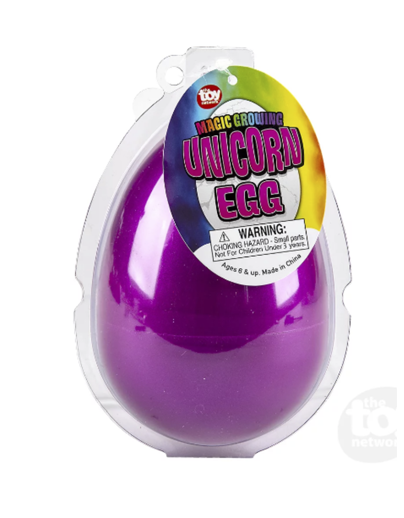 The toy network Novelty Jumbo Growing Unicorn Egg (4.25"; Colors Vary; Sold Individually)