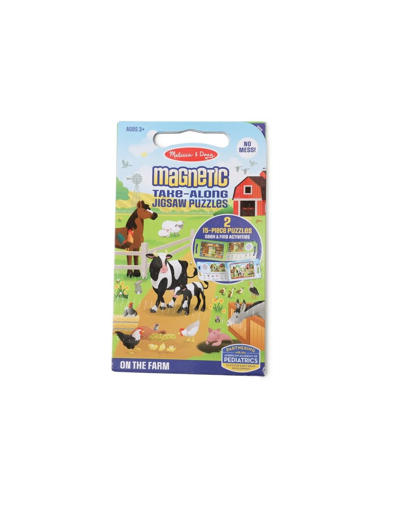 Melissa & Doug Magnetic take Along Puzzle - On the Farm