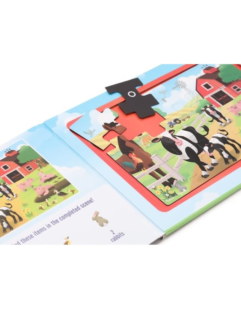 Melissa & Doug Magnetic take Along Puzzle - On the Farm