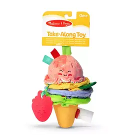 Melissa & Doug Baby Take-Along Pull Toy Ice Cream