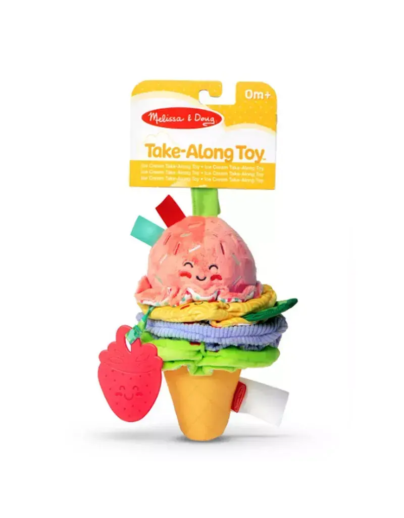 Melissa & Doug Baby Take-Along Pull Toy Ice Cream