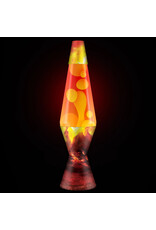 Schylling Lava Lamp Classic - Erupting Crater - Yellow Lava/Red Liquid/Volcanic Base - 14.5"