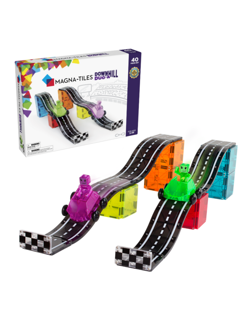 Magnatiles Magnetic Magna-Tiles Downhill Duo (40 Pieces)