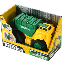 Schylling Toys Tonka Garbage Truck-Green and Yellow