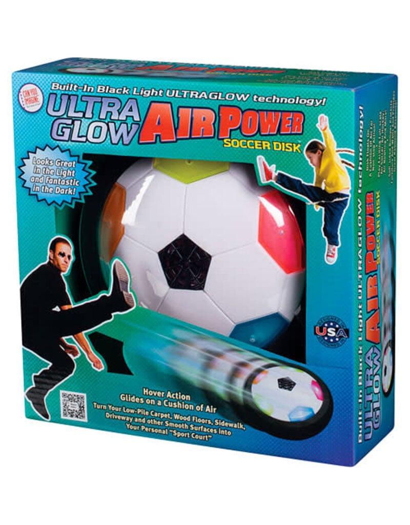 Can You Imagine Ultra Glow Air Power Light Up Soccer Disk