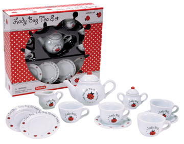 Schylling Pretend Play Food Ladybug Tea set - Pow Science LLC