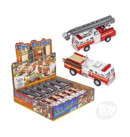 The toy network Die-cast Pull Back Fire Truck (6")