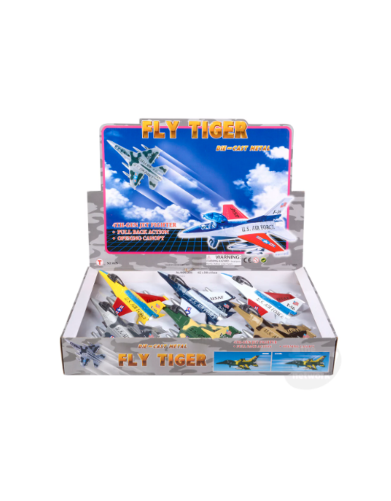 The toy network Die-cast F-16 Jet (7"; Colors Vary; Sold Individually)