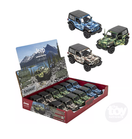 The toy network Die-cast 2018 Jeep Wrangler Camo Hard Top (5"; Colors Vary; Sold Individually)