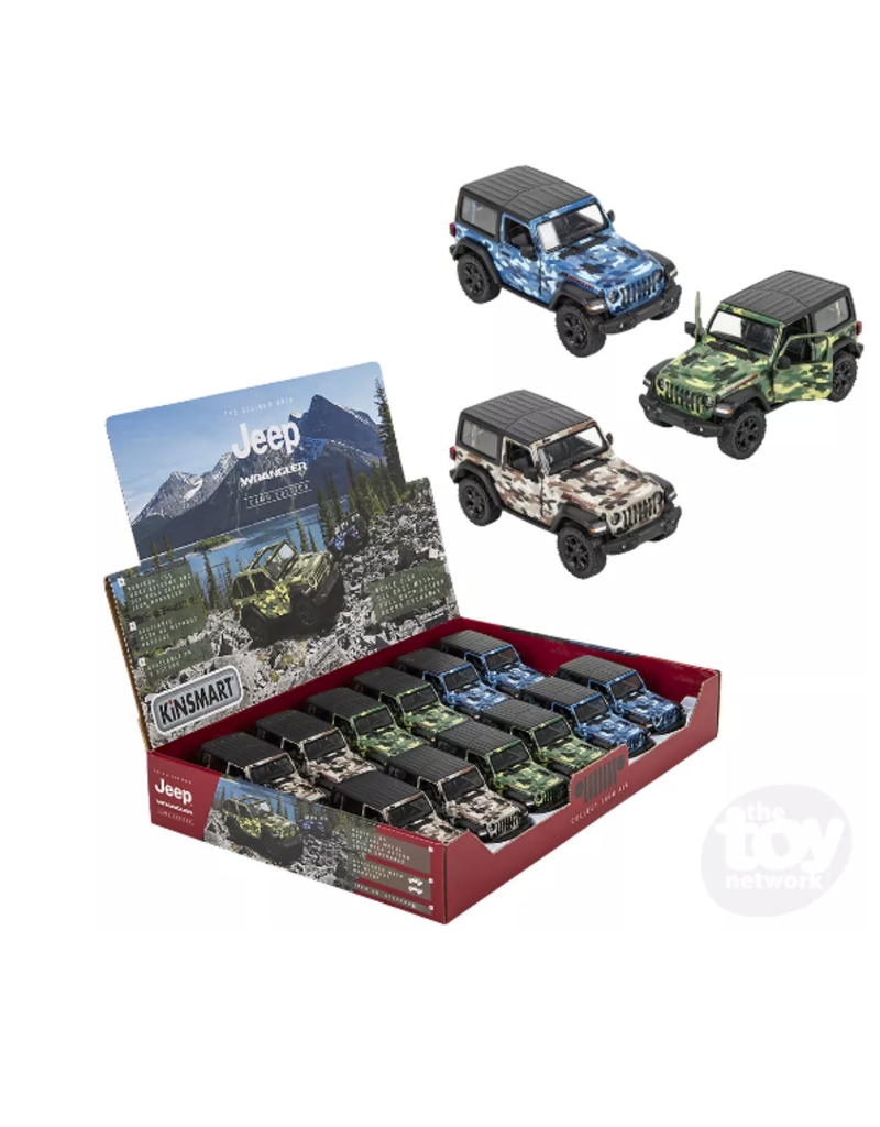 The toy network Die-cast 2018 Jeep Wrangler Camo Hard Top (5"; Colors Vary; Sold Individually)