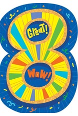 Playhouse Card - Happy Birthday 8th Birthday Card Foil