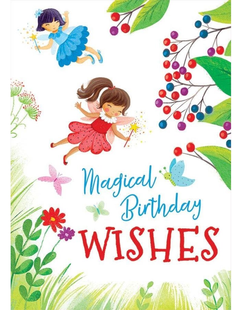 Paper House Production Card - Magical Fairy Glitter Birthday Wishes