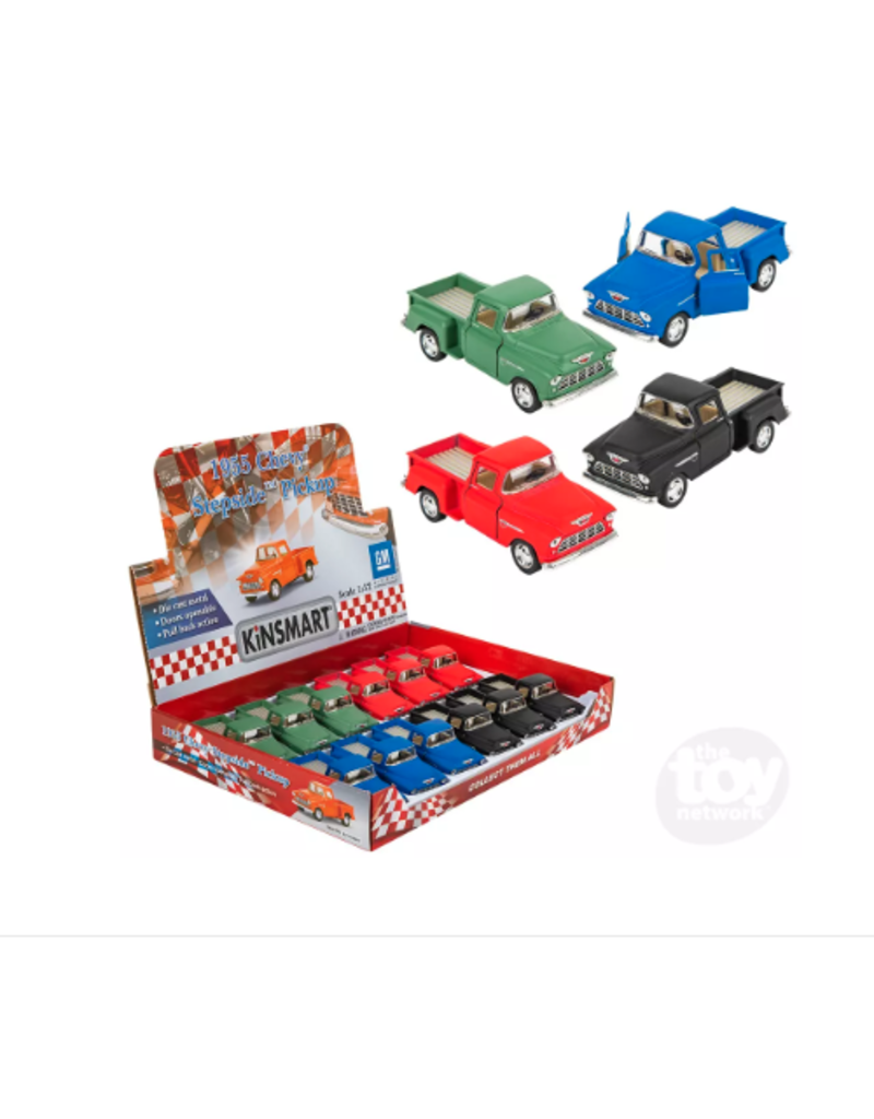 The toy network Die-cast 1955 Chevy Stepside Pick Up (5"; Colors Vary; Sold Individually)