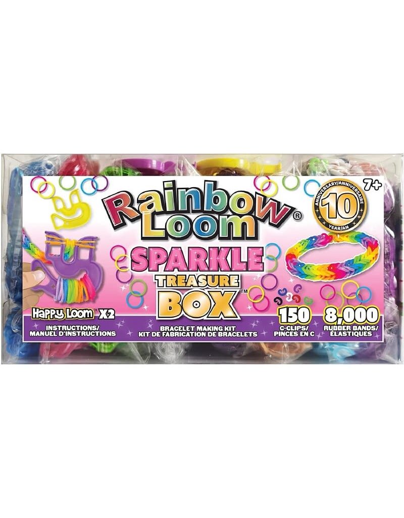 Rainbow Loom Craft Kit Rainbow Loom Sparkle  Treasure Box