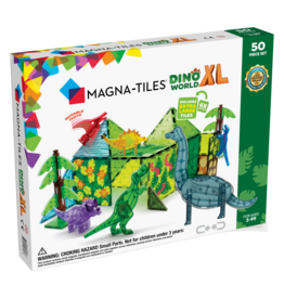 Magnatiles Magnetic Magna-Tiles Dino World XL (50 Piece Set)