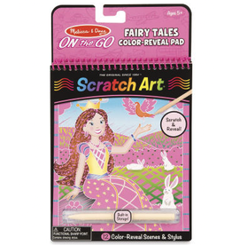Melissa & Doug Art Supplies On-the-Go Scratch Art - Fairy Tails