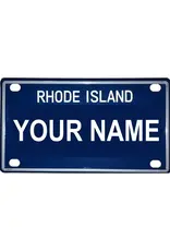 Voorco Designs RI Mini License Plate 4" x 2.25" - Harper