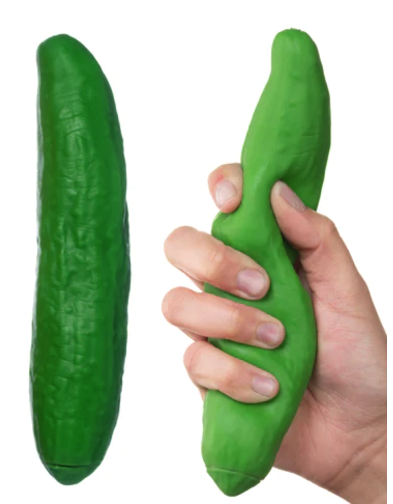 Kawaii Slime Company Sensory Cucumber Squishy Sand Toy