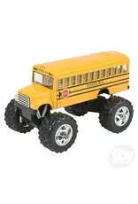 The toy network Die-cast Pullback School Bus Monster Truck (5")