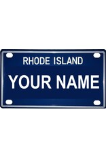 Voorco Designs RI Mini License Plate 4" x 2.25" - Owen